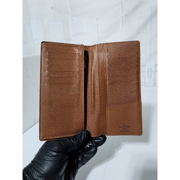 Louis Vuitton Monogram Brazza Wallet Brown - Picture 12 of 13